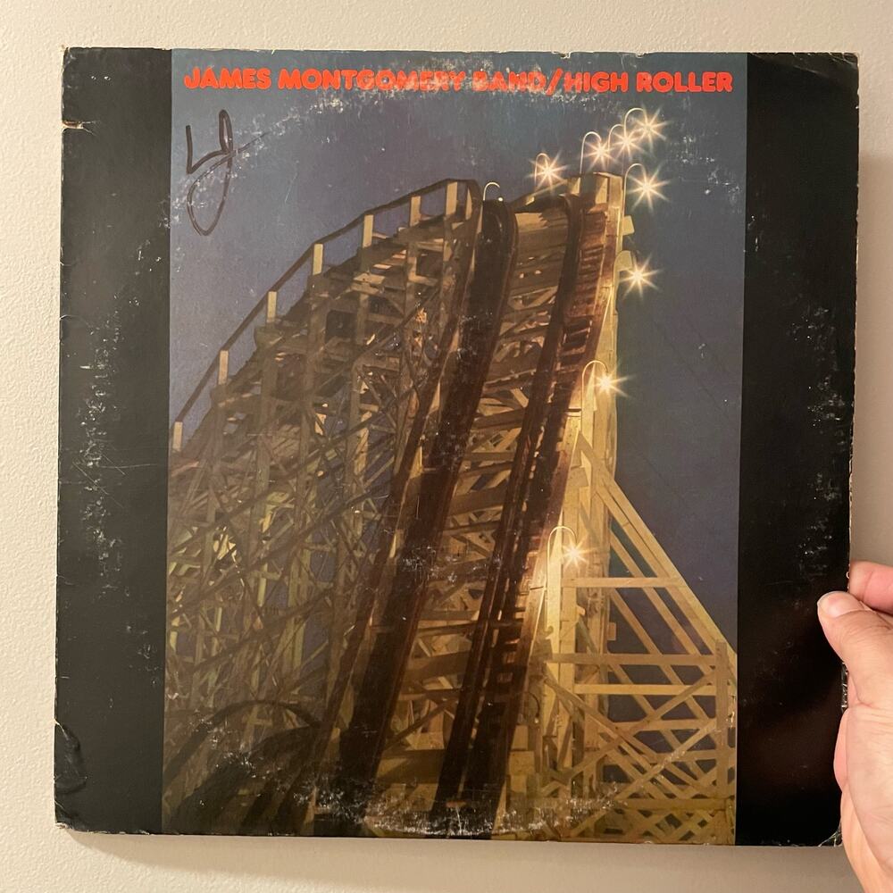 James Montgomery Band - High Roller LP vintage vinyl record